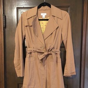 Vintage Sitwell Anthropologie lightweight trench